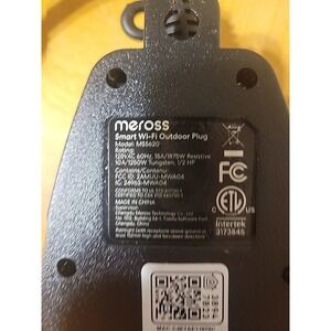 Meross Smart WiFi Outdoor Plug MSS620